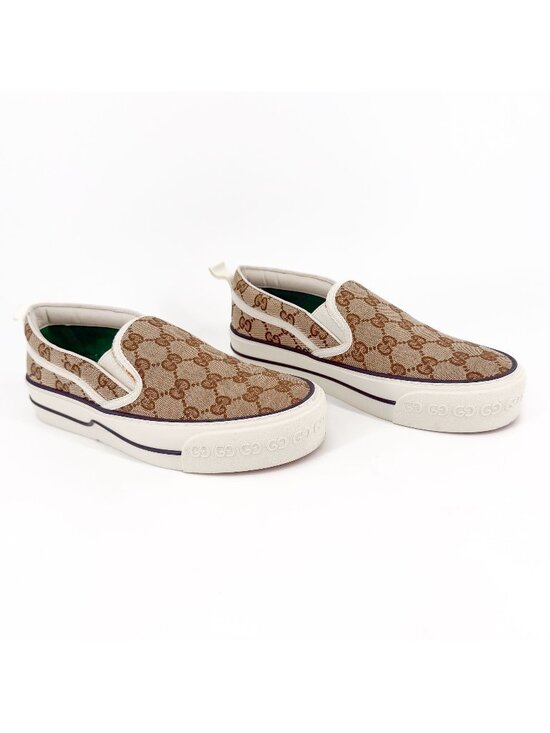 Gucci Shoes - Gucci Tennis 1977 Slip On Sneakers GG Canvas Platform Size 36.5 US 6.5 Women’s